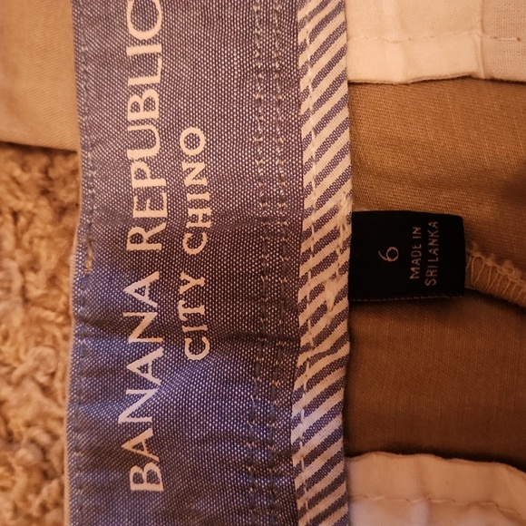 NWT Banana Republuc Tan Capri Womans Size 6 - Picture 5 of 9